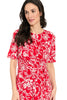 Revel Elbow Sleeve Midi in Graphic Provencal