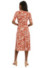 Revel Elbow Sleeve Midi in Graphic Provencal