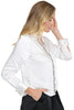 Roosevelt Curve Jeweled Placket Long Sleeve Top