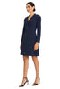 Sabine Long Sleeve Tuxedo Dress