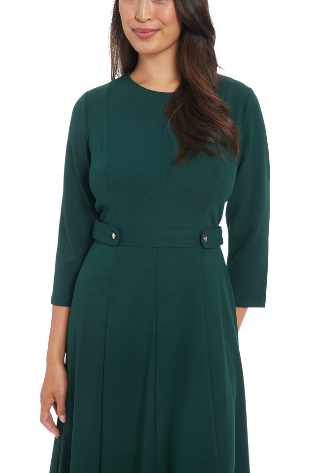 Saie A-line Midi Dress