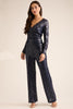 Tribeca in Diamond Sequin Pants