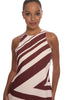 Quincy Midi Shift Dress in Studio Strokes