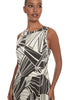 Renatta Sleeveless Midi in Block Ink Geo