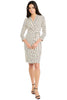Rosaline 3/4 Sleeve Dress in Stretch Jersey