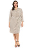 Rosaline 3/4 Sleeve Dress in Stretch Jersey