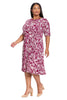 Revel Elbow Sleeve Midi in Graphic Provencal