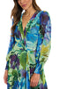 Ruth Long Bishop Sleeve Maxi in Majestic Garden