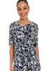 Revel Elbow Sleeve Midi in Graphic Provencal
