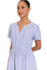 Rachael Striped Elastic Waist Midi