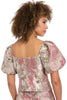 Robinson Bubble Sleeve Bustier Top