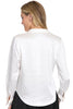 Roosevelt Curve Jeweled Placket Long Sleeve Top