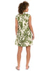 Tessa Collared Sleeveless Linen Dress