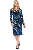 Rhea Criss-Cross Collared Midi - FINAL SALE