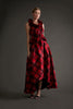 Roosevelt Plaid Top with Triple Ruffle Collar