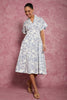 Ysabela Short Sleeve Pleated Fit Midi