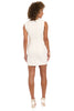 Roxanne Sleeveless Cascade Mini Dress
