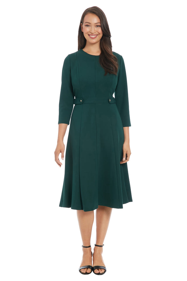 Saie A-line Midi Dress