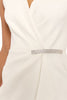 Roxanne Sleeveless Cascade Mini Dress