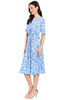 Revel Elbow Sleeve Midi in Graphic Provencal