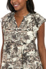 Trini Flutter Sleeve Tiered Midi