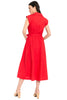 Rosemary Cotton Belted Shirt Dress in Solid
